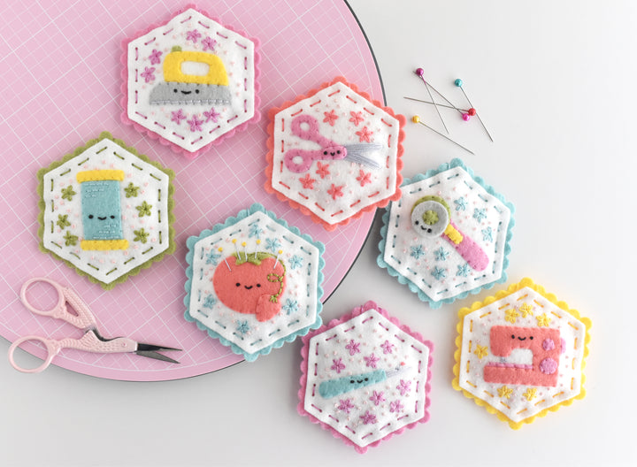 PDF Pattern - Sewing Bee Felt Ornament Sewing Pattern