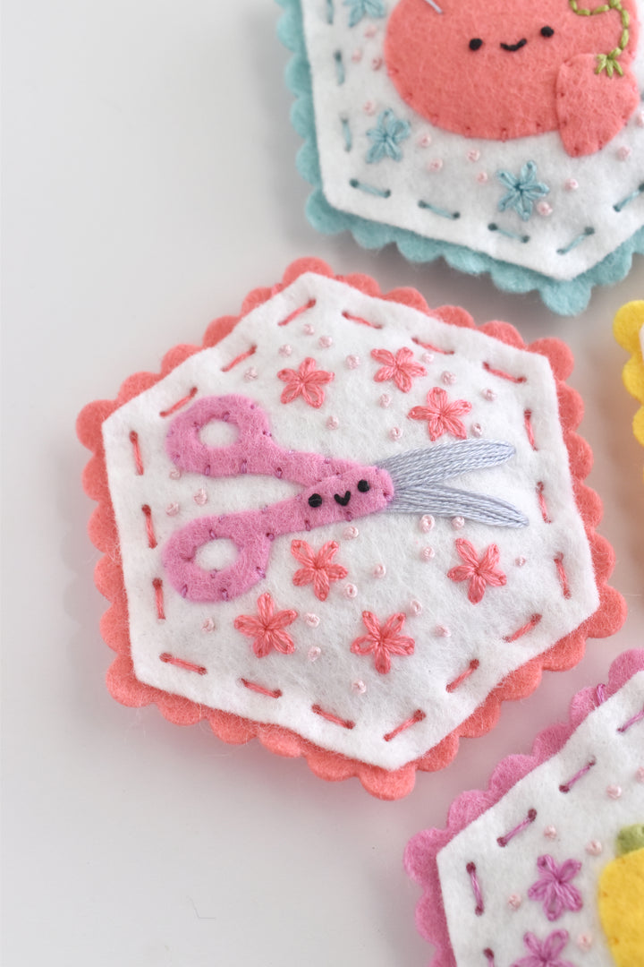 PDF Pattern - Sewing Bee Felt Ornament Sewing Pattern