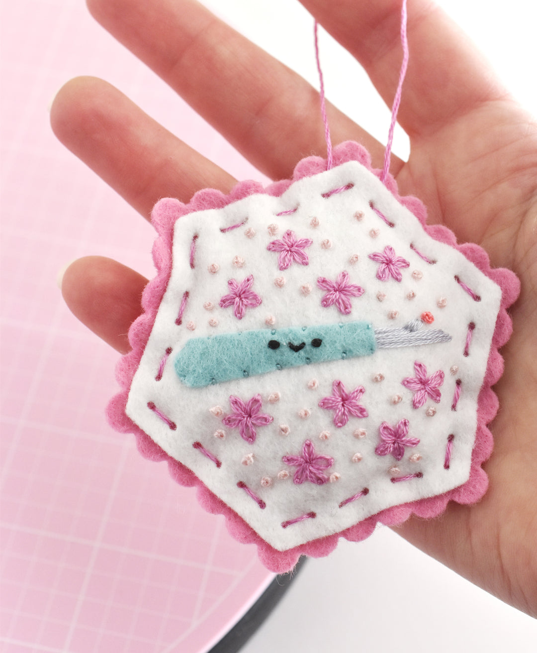 PDF Pattern - Sewing Bee Felt Ornament Sewing Pattern