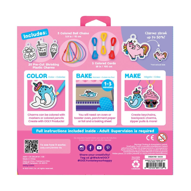 Shrink-Its! D.I.Y. Shrink Art Bracelets Kit - Cute Crew – Snuggly