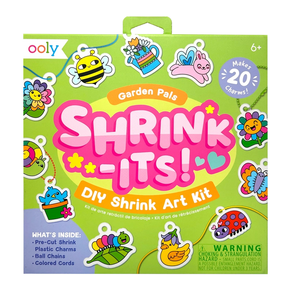 ハンドメイドY ourelia Shrink-Its! D.I.Y. Shrink Art Bracelets Kit - Garden Pals