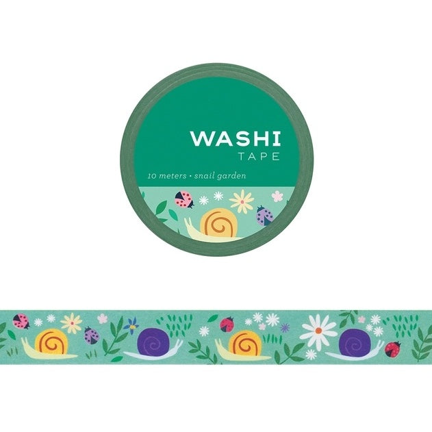 Snail Garden Washi Tape