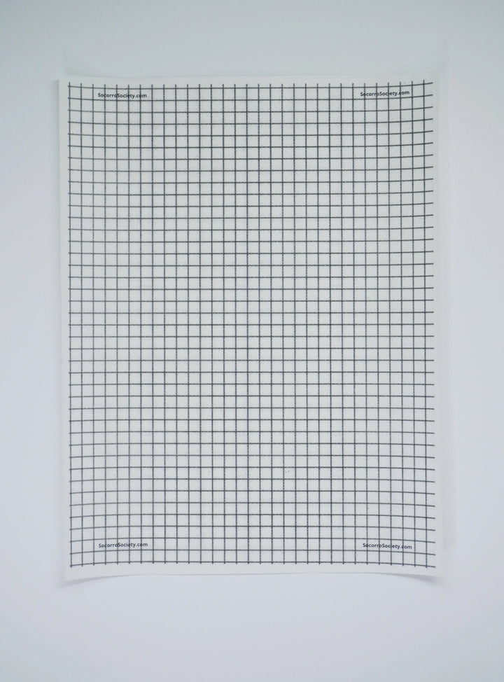 Stick & Stitch Sashiko Mending Patterns - Full Sheet ¼” Grid