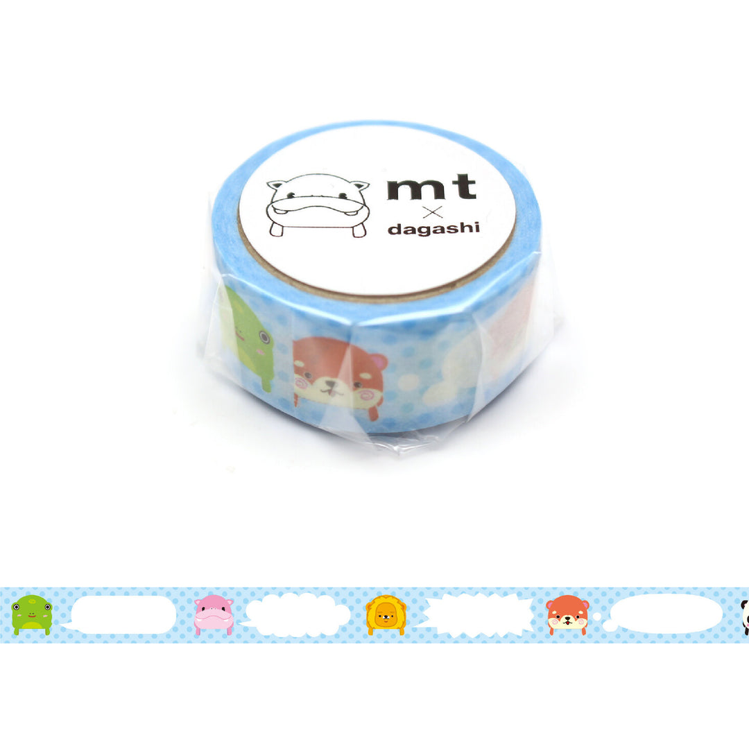 Cute Animals Speech Bubbles Japanese Washi Tape