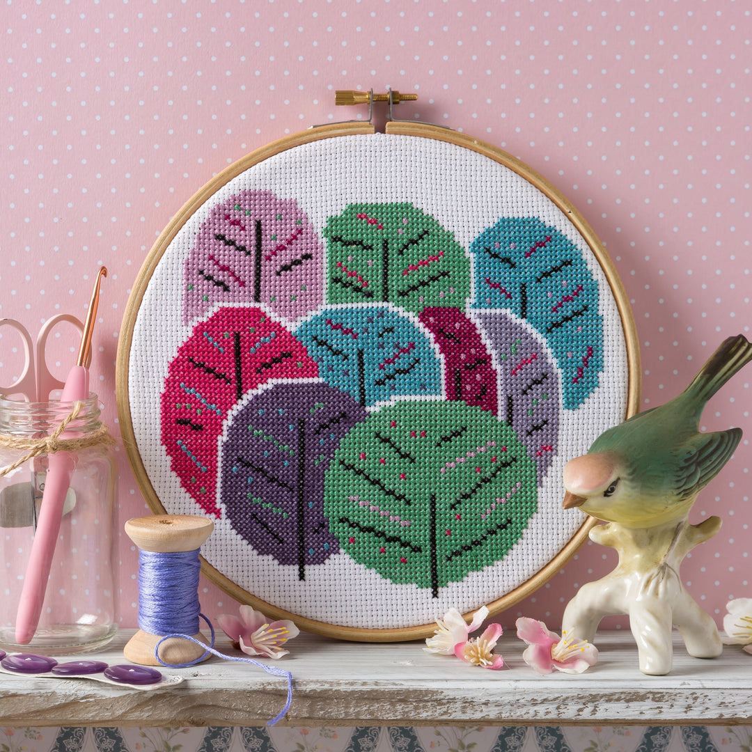 Spring Trees Cross Stitch Kit