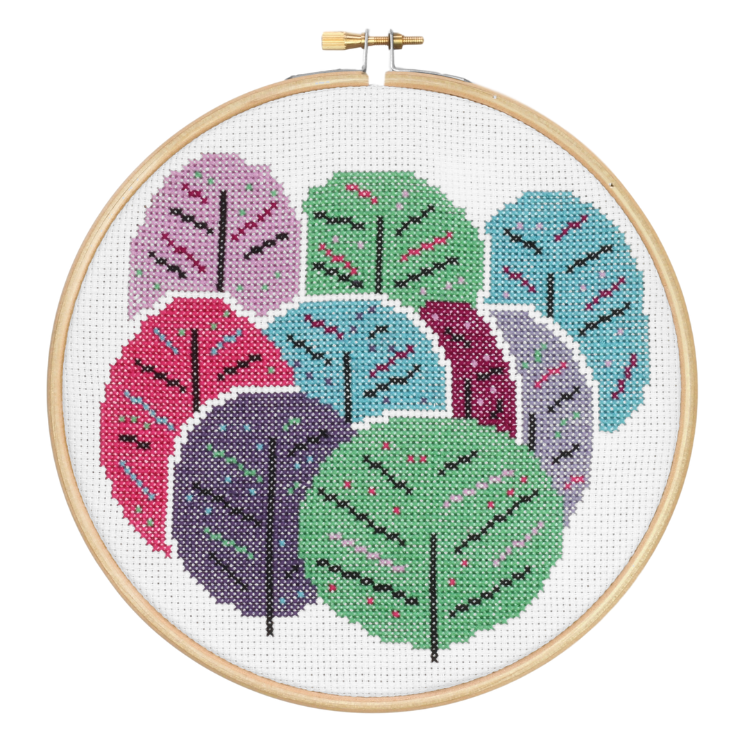 Spring Trees Cross Stitch Kit