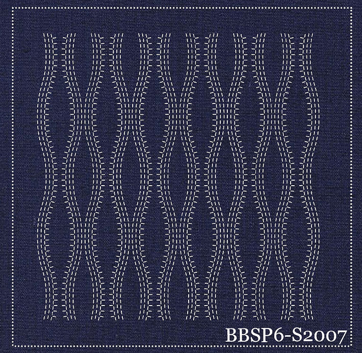 Steam Pre-Stenciled Sashiko Sampler