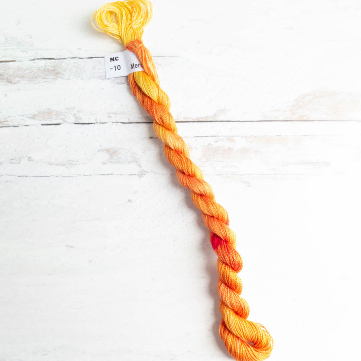Mercerized Cotton Thread - Red & Orange