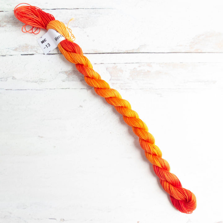 Mercerized Cotton Thread - Red & Orange