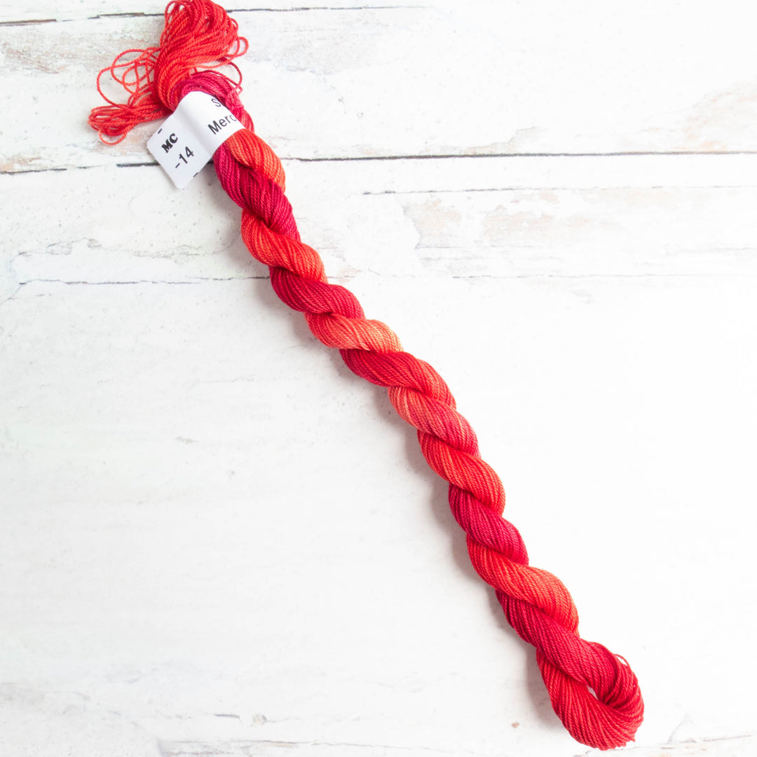 Mercerized Cotton Thread - Red & Orange