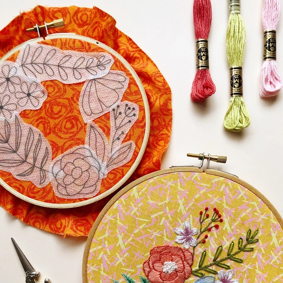 Florals Stick & Stitch Embroidery Patterns