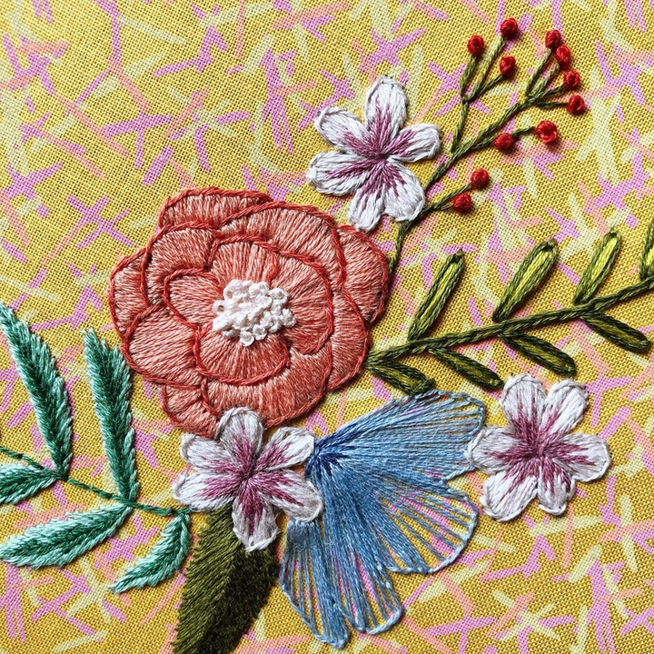 Florals Stick & Stitch Embroidery Patterns