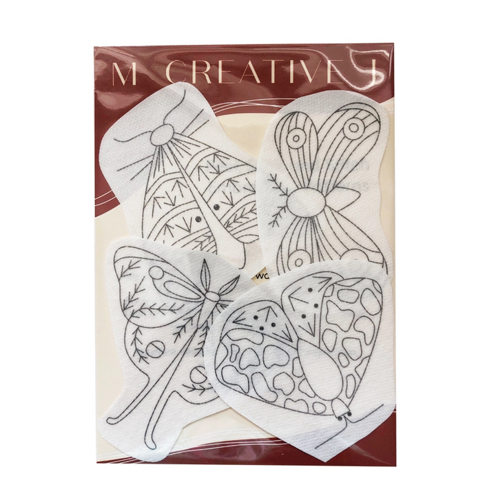 Moths Stick & Stitch Embroidery Patterns