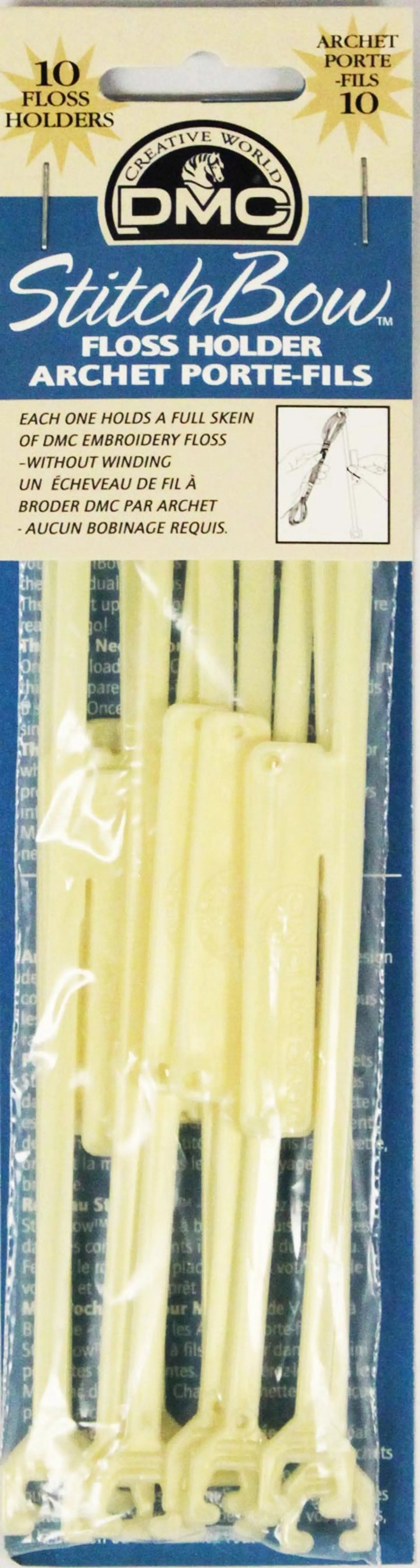 Stitch Bow Floss Holders (10 pack)