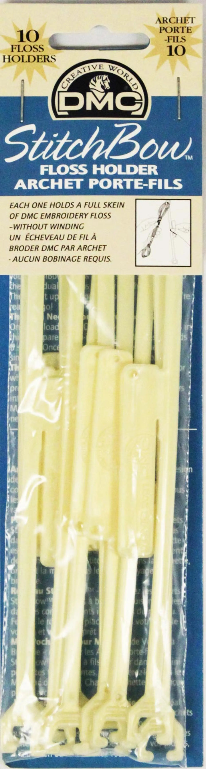 Stitch Bow Floss Holders (10 pack)