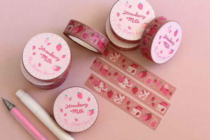 Strawberry Milk Washi Tape