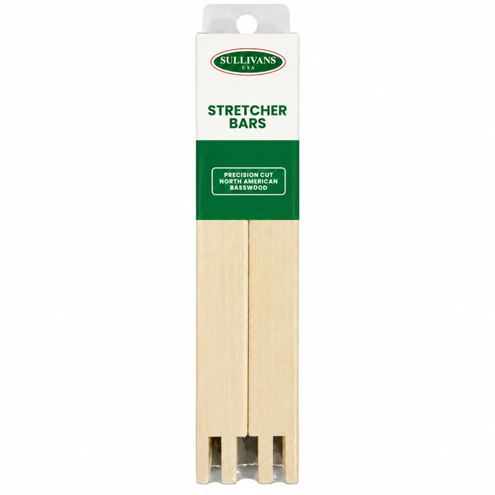 A pack of 2 Sullivans brand Stretcher Bars in their packaging
