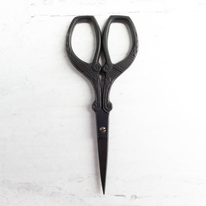 Squared Scroll Japanese Steel Embroidery Scissors
