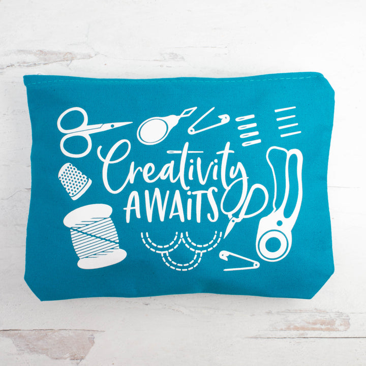 Snuggly Monkey Double Sided Project Bag