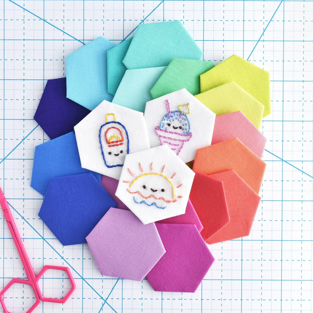Teeny Tiny Tropics Stick & Stitch Embroidery Patterns