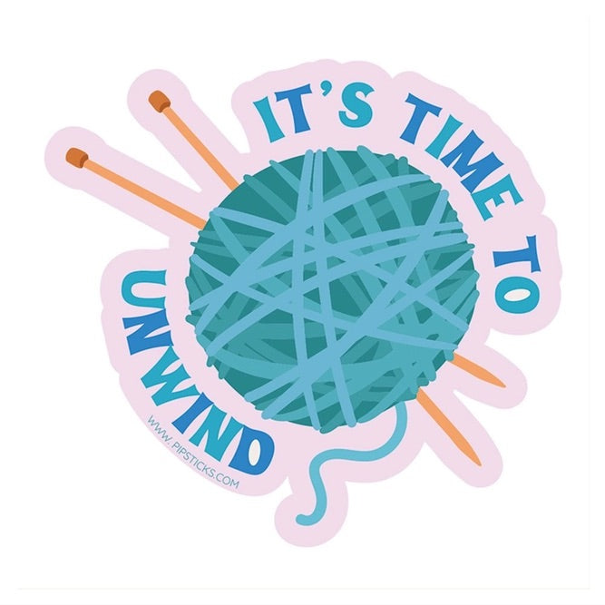 Time to Unwind Vinyl Sticker