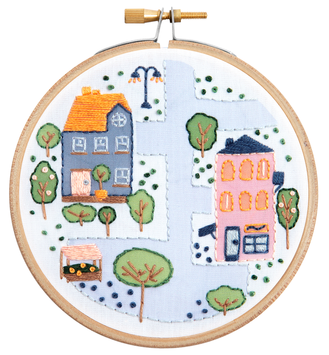 Town Houses Mini Embroidery Kit