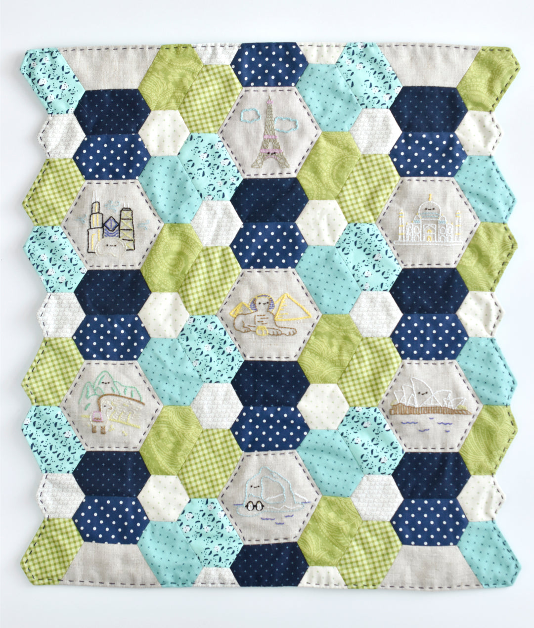 PDF Pattern - Traveling the Globe Stitching Club