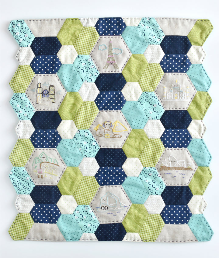 PDF Pattern - Traveling the Globe Stitching Club