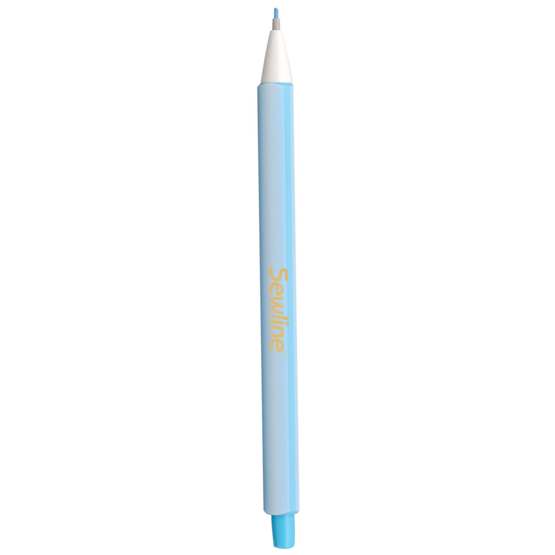 Sewline Tailor's Fabric Click Pencil in Blue on a white background