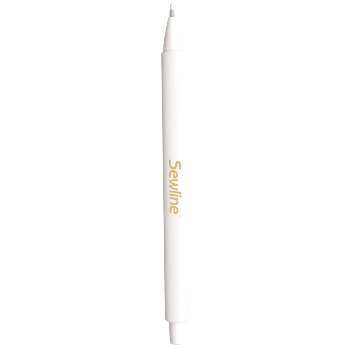 Sewline Tailor's Fabric Click Pencil in White on a white background
