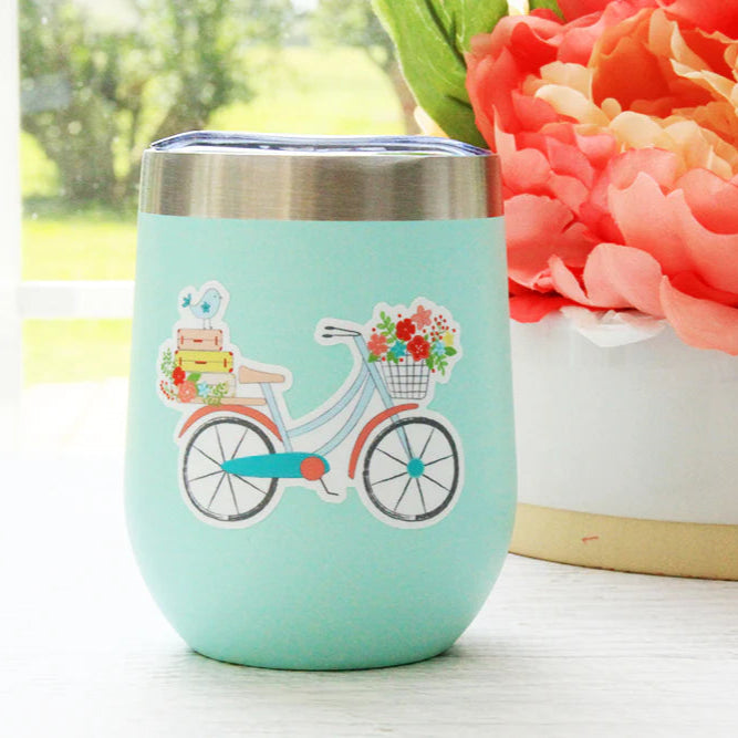Vintage Bicycle Vinyl Sticker