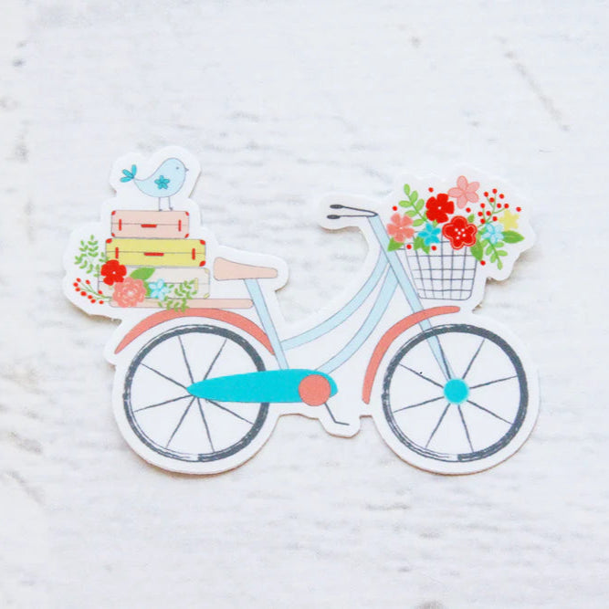 Vintage Bicycle Vinyl Sticker