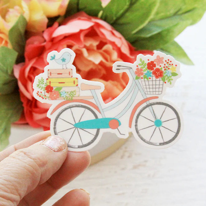Vintage Bicycle Vinyl Sticker