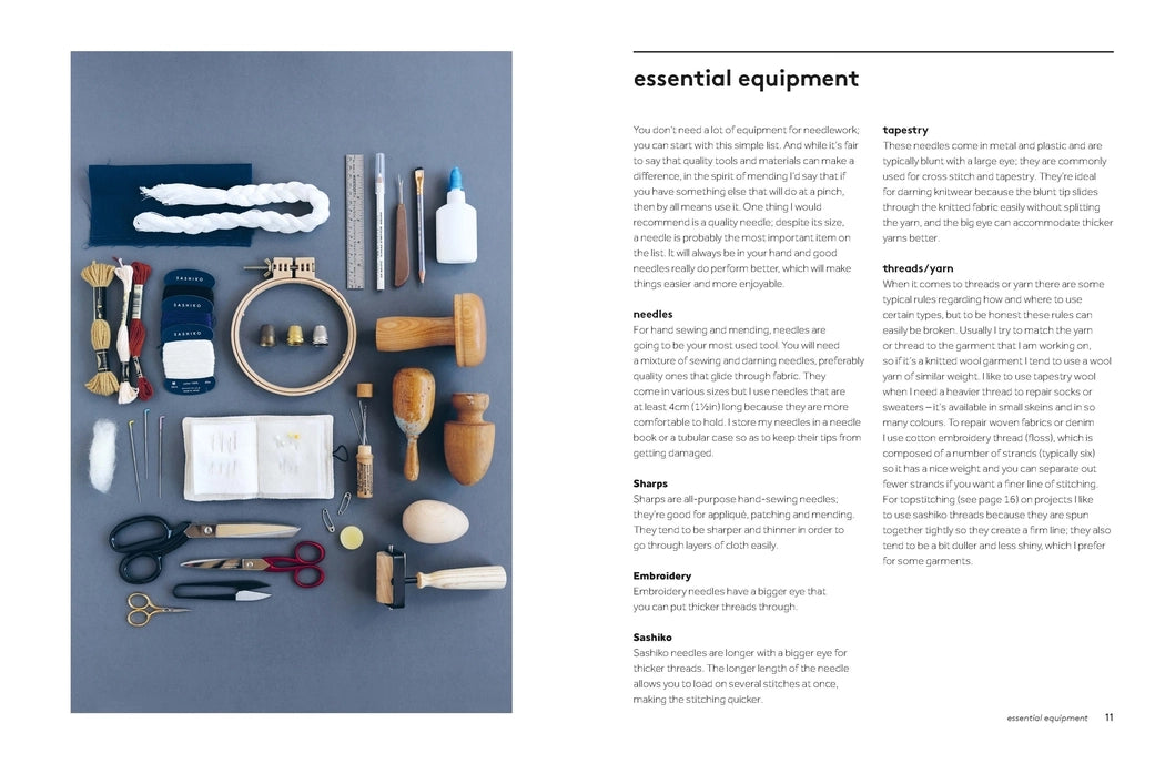 by hand: Visible Mending Book by Arounna Khounnoraj