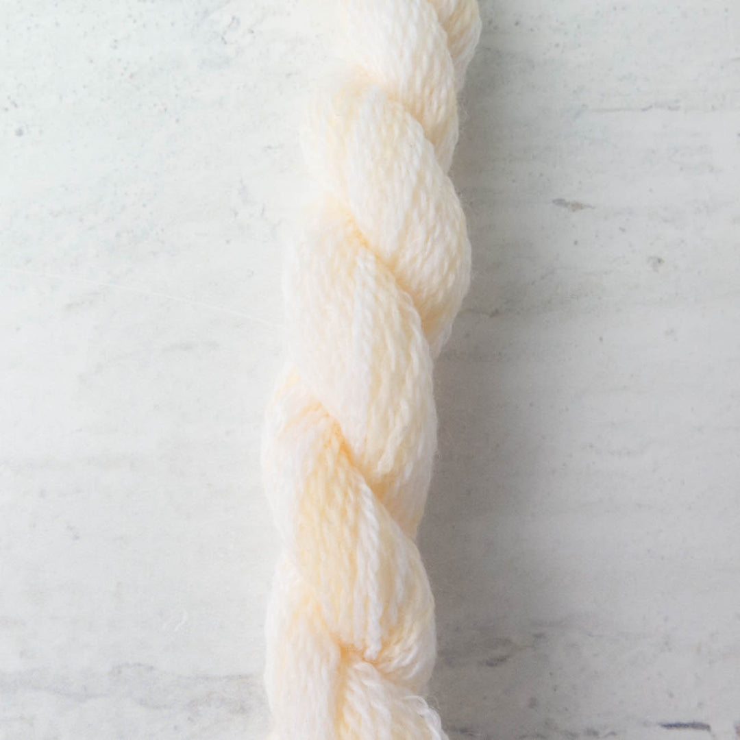 Hand Over Dyed Crewel Wool Yarn - Whitewash (1091)