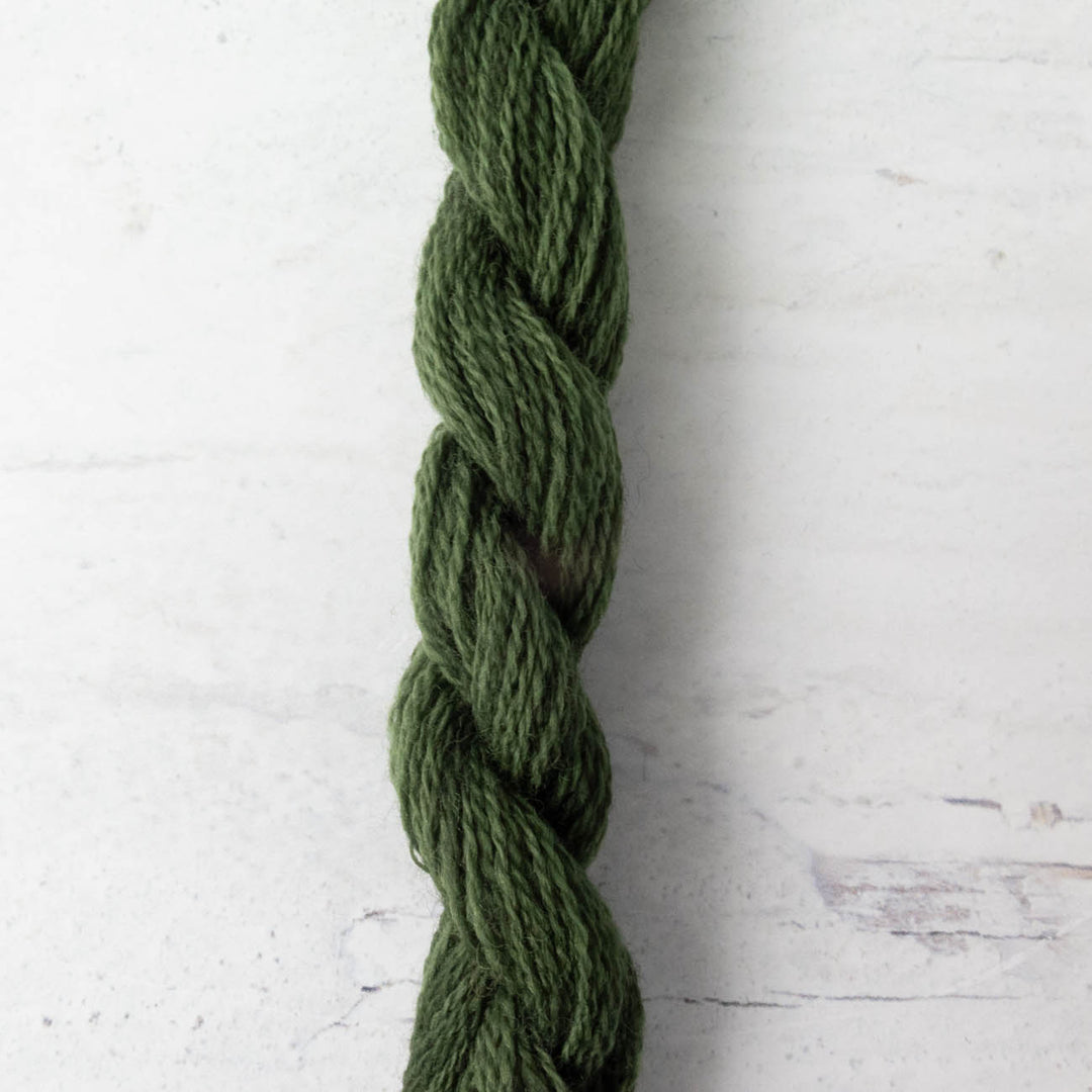 Hand Over Dyed Crewel Wool Yarn - Collards (1277)