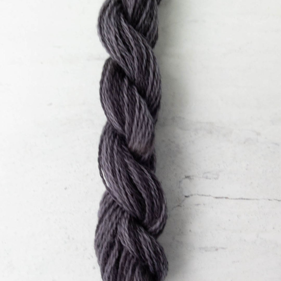 Hand Over Dyed Crewel Wool Yarn - Gunmetal (1298)