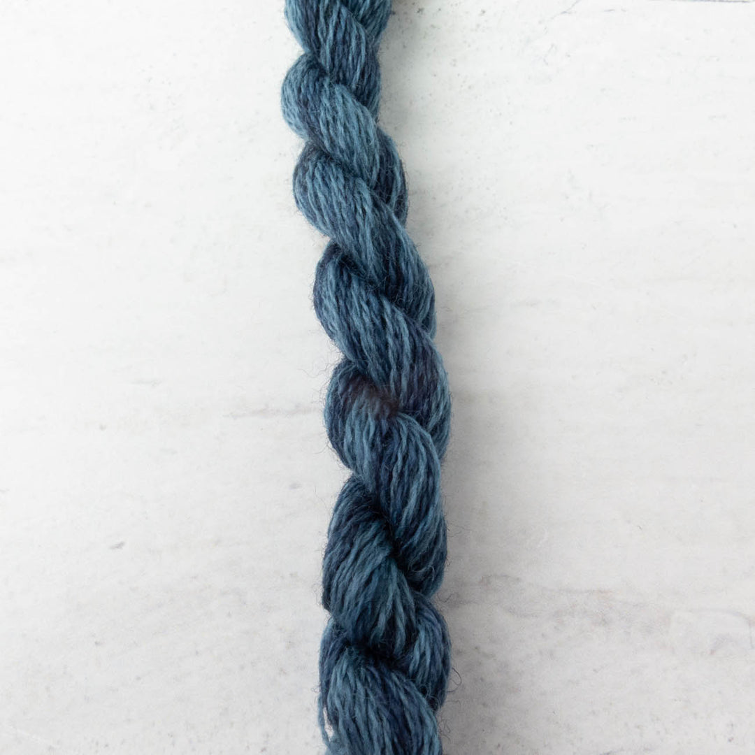 Hand Over Dyed Crewel Wool Yarn - Deep Sea (2104)