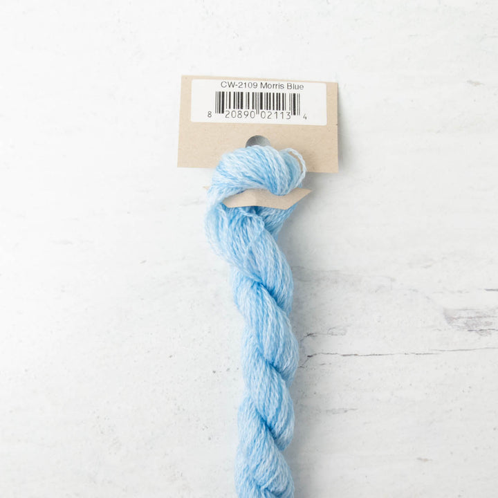 Hand Over Dyed Crewel Wool Yarn - Morris Blue (2109)