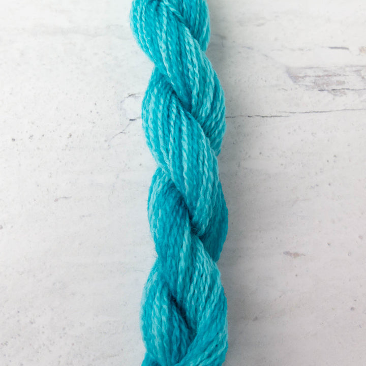 Hand Over Dyed Crewel Wool Yarn - Turquoise (2135)