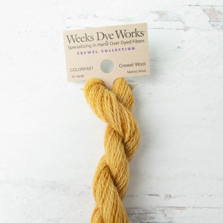Hand Over Dyed Crewel Wool Yarn - Whiskey (2219)