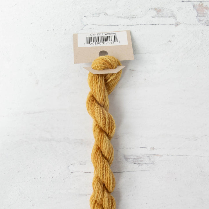 Hand Over Dyed Crewel Wool Yarn - Whiskey (2219)