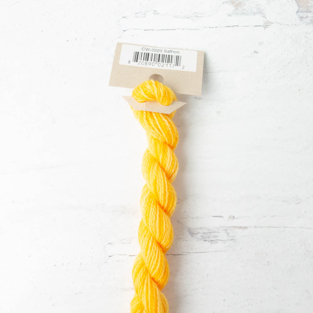 Hand Over Dyed Crewel Wool Yarn - Saffron (2223)