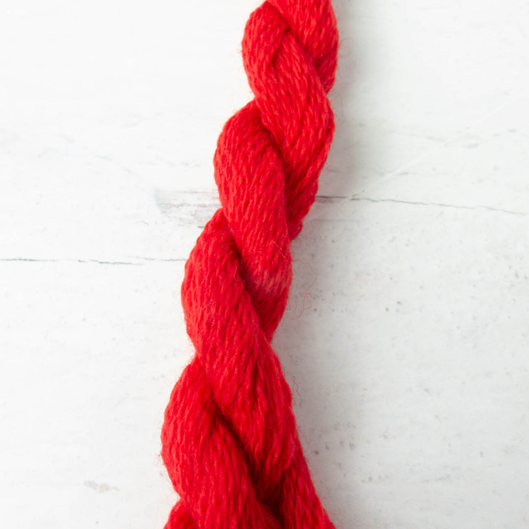 Hand Over Dyed Crewel Wool Yarn - Candy Apple (2268a)