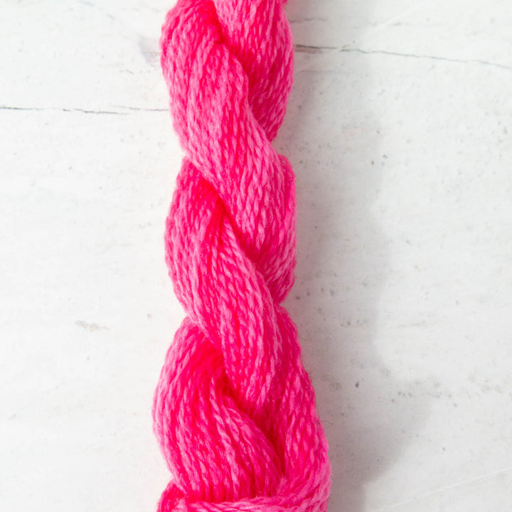 Hand Over Dyed Crewel Wool Yarn - Bubble Gum (2275a)