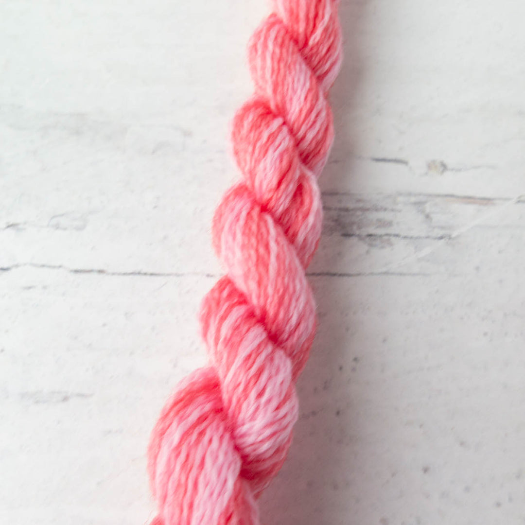 Hand Over Dyed Crewel Wool Yarn - Emma's Pink (2280)