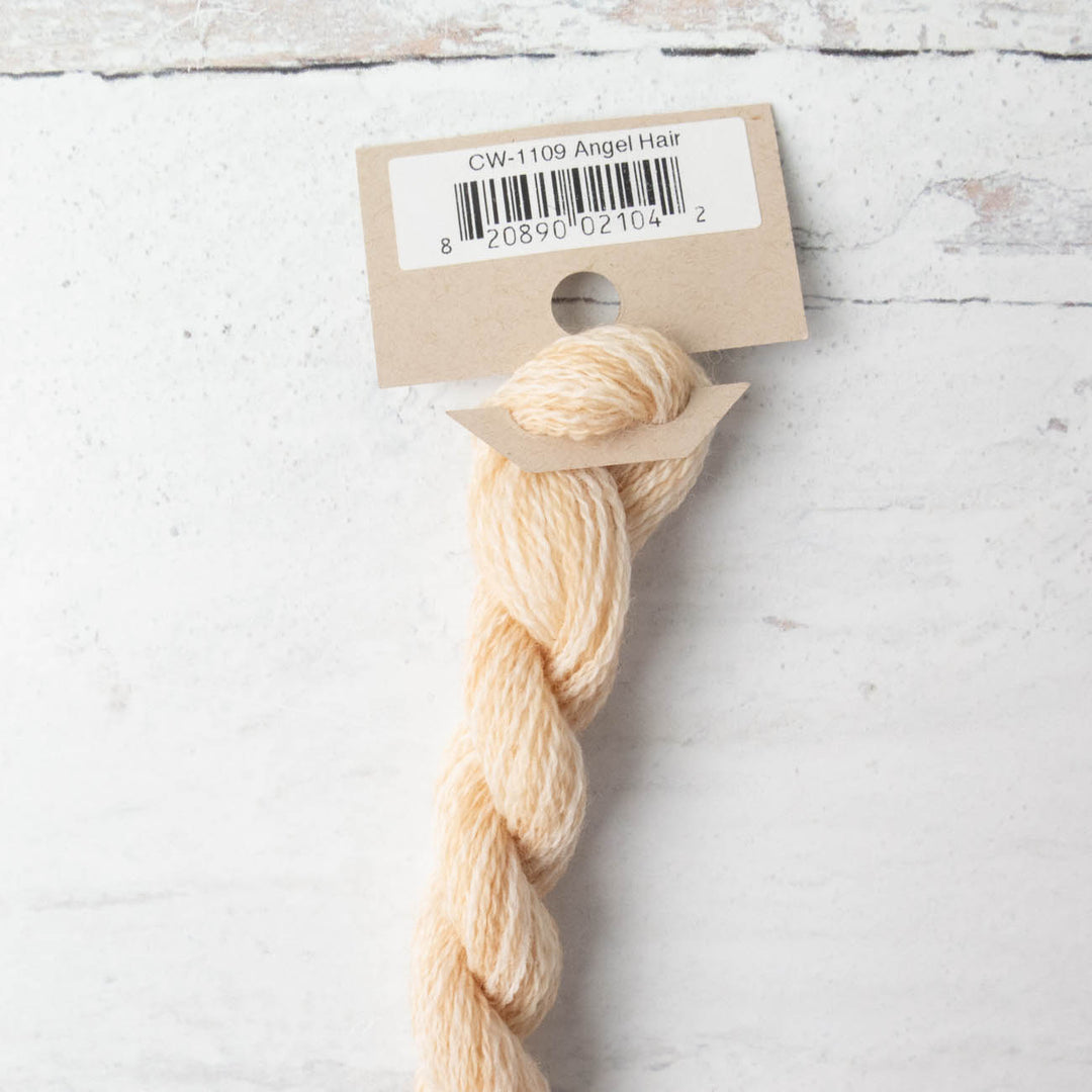 Hand Over Dyed Crewel Wool Yarn - Angel Hair (1109)