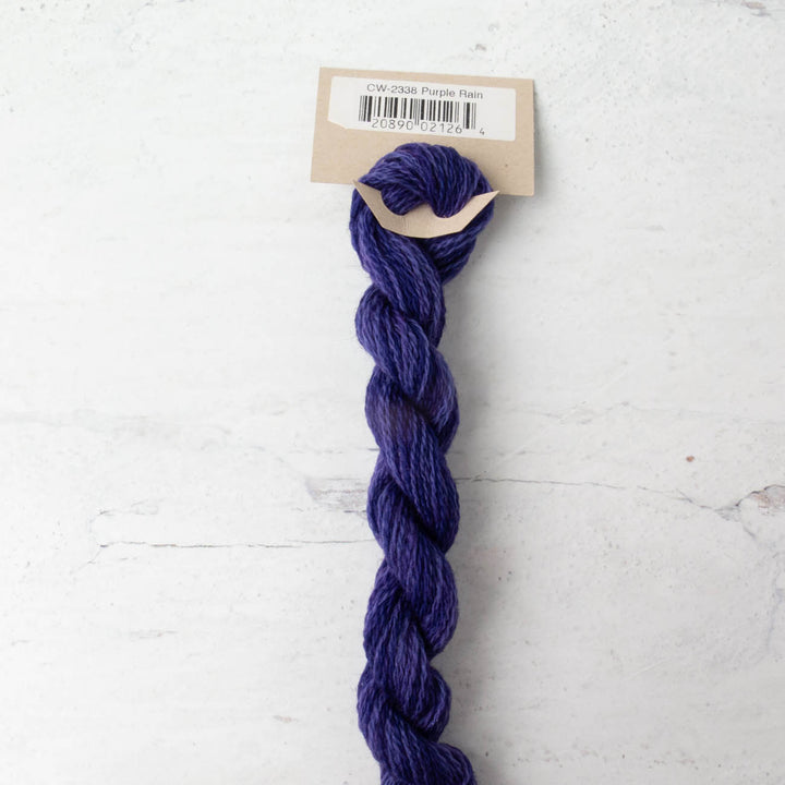 Hand Over Dyed Crewel Wool Yarn - Purple Rain (2338)
