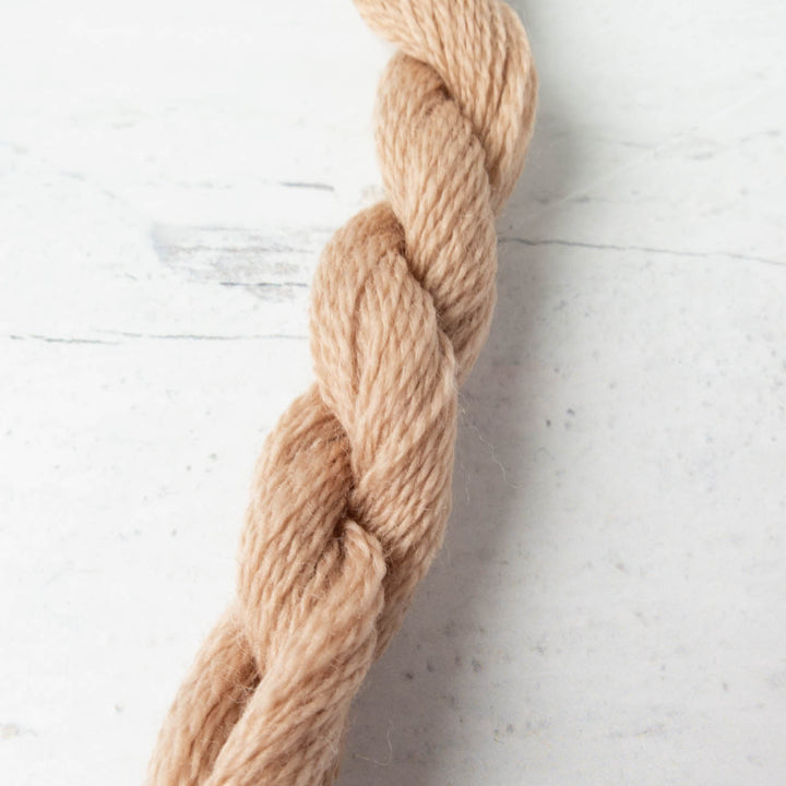 Hand Over Dyed Crewel Wool Yarn - Sand (3500)
