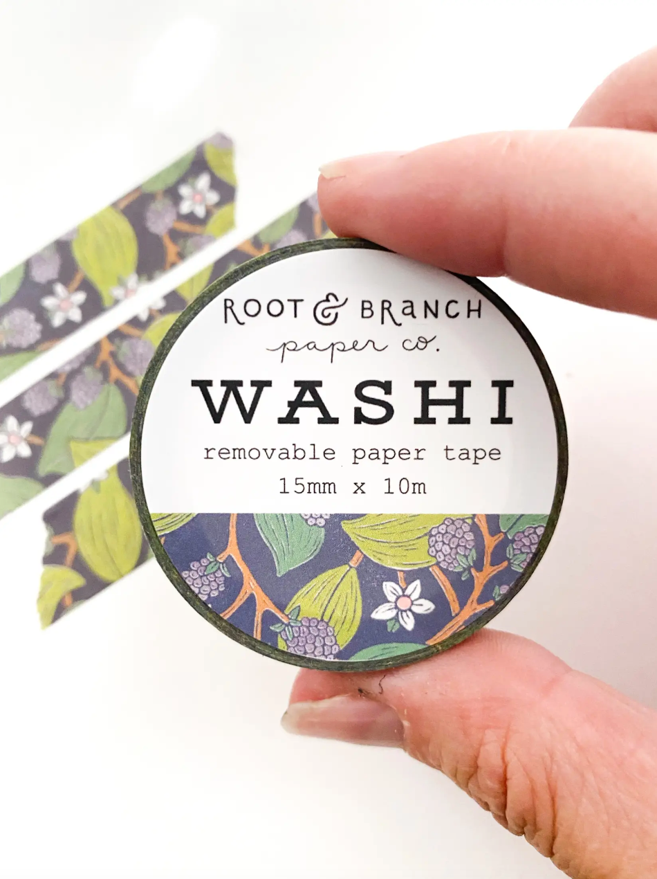 Wild Blackberry Washi Tape